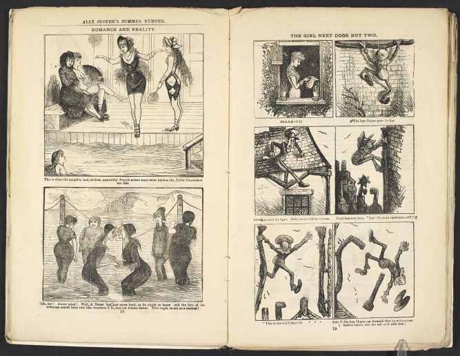 Ally Sloper's Summer Number, by Marie Duval, one of the first female comic creators